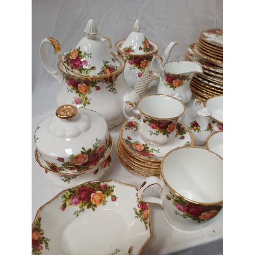 Royal Albert Bone China Tea and Coffee Service in Old Country Roses Pattern