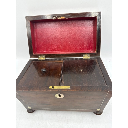 Regency Rosewood and Mother of Pearl Inlaid Vanity Box?