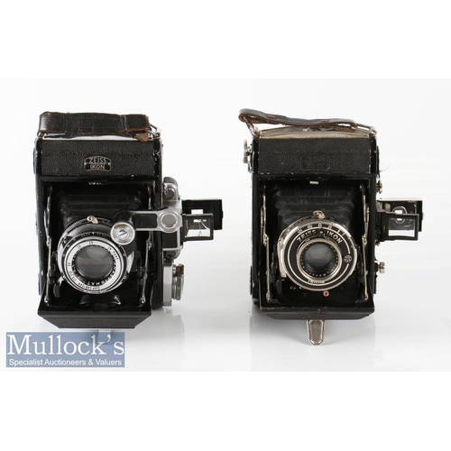 21 - 2x Zeiss Ikon Folding cameras including Novar 1:3,5 f=75mm, plus Zeiss Ikon Telma with Novar 1:4,5 f... 