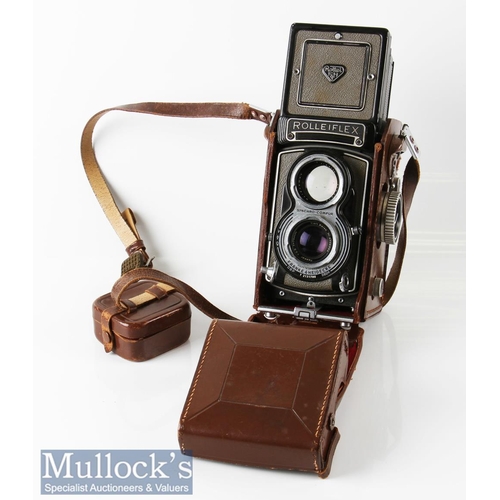 1 - Rolleiflex T 2131780 TLR camera Franke & Heidecke Carl Zeiss Tessar 1:3,5 f=75mm synchro-compur, wit... 