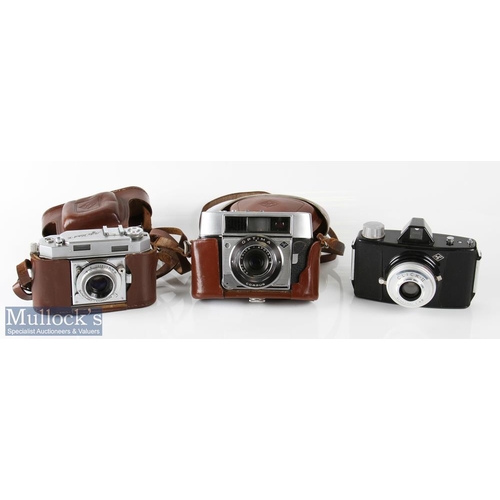 20 - Agfa Karat 36 rangefinder camera Agfa solinar 1:2,8/50 synchro-compur with leather case and strap pl... 