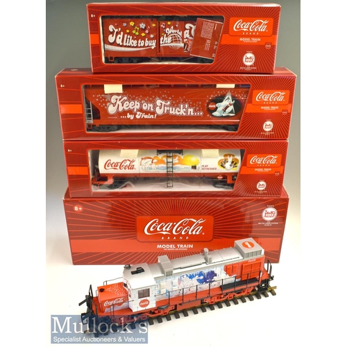 333 - Lehmann Gross Bahn The Big Train G Gauge 26552 Coca Cola Diesel Locomotive with maker’s box, pamphle... 