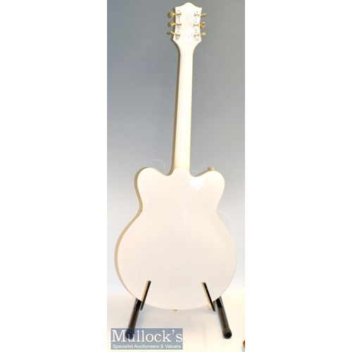 398 - Gretsch Electromatic Electric Guitar G5422T serial number KS12113242 Made in Korea in white with str... 