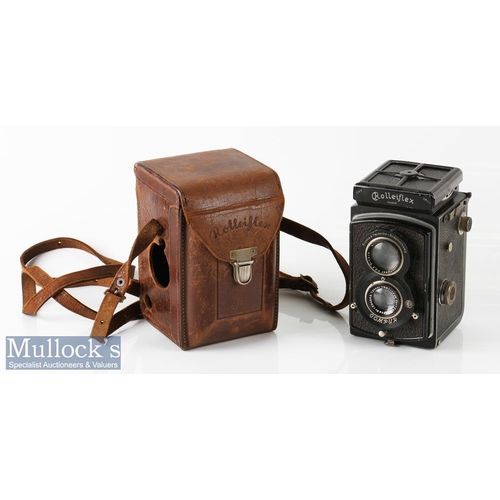 4 - Old Standard Rolleiflex 249522 TLR camera Franke & Heidecke Tessar/Zeiss 1:3,8 f=75mm Compur, with l... 