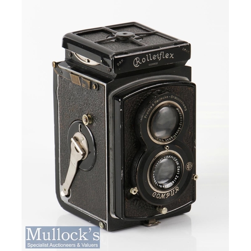 4 - Old Standard Rolleiflex 249522 TLR camera Franke & Heidecke Tessar/Zeiss 1:3,8 f=75mm Compur, with l... 