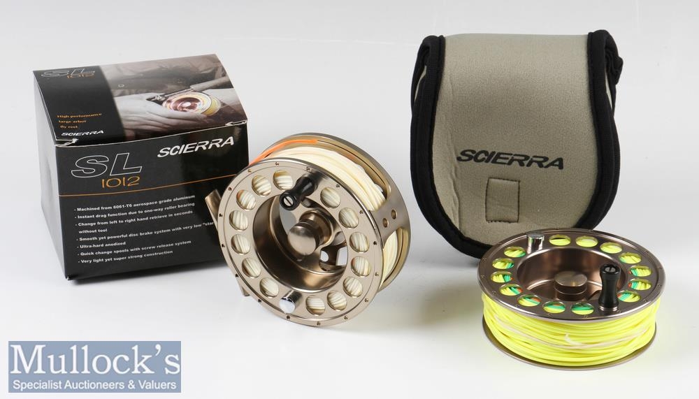 Scierra Sweep SLV Salmon Reel Capacity WF10 + Backing (200yrd/30lb) on  PopScreen