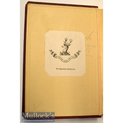 62 - Fishing Book (ex W Keith Rollo Library) - Simeon, Cornwall - Stray Notes on Fishing and Natural His... 