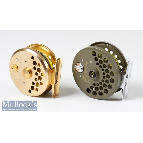 2x good fly reels to include Marado Evolution F-145 aluminium fly reel 2 ¾  with wooden handle, appe