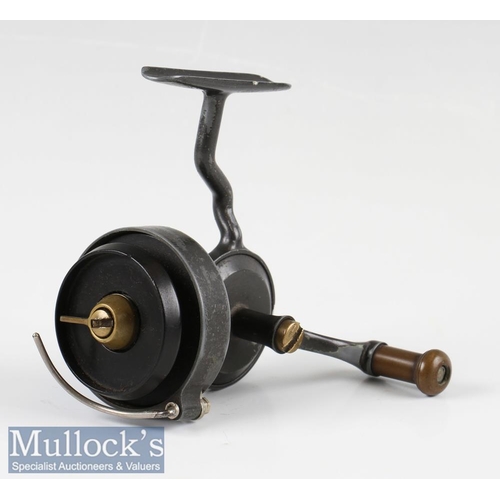 78 - Hardy Bros Alnwick The Hardex No.1 Mk.III alloy spinning reel  left hand wind, half bale arm, bakel... 