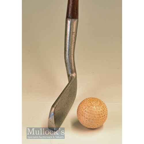 104 - Scarce Tom Stewart Maker St Andrews Fairlie~s pat style blade putter with negative loft forward smoo... 