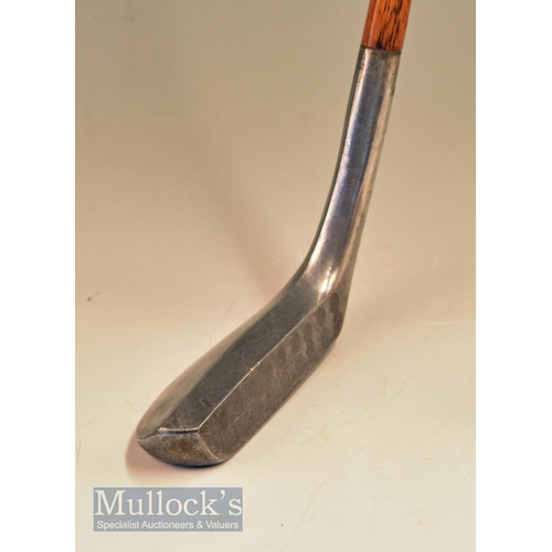 106 - Rare Jack Randall Sundridge Park GC Kent ~Little Slam~ patent long head alloy mallet head putter wit... 