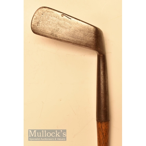 117 - Scarce Tom Stewart Maker St Andrews |Special| heavy bent face blade putter  with the early makers P... 