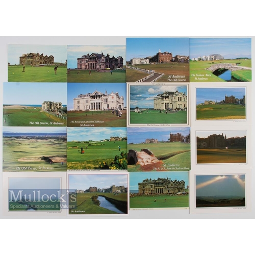 174 - Collection of St Andrews Golf Club Postcards various examples, modern colourmaster examples, featuri... 