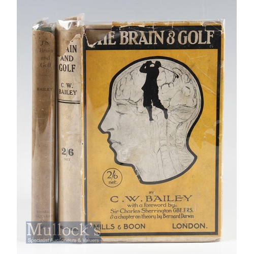 210 - Bailey, C W (2)  The Brain of Golf Books includes a (signed) 1923 UK edition and 1924 US edition an... 