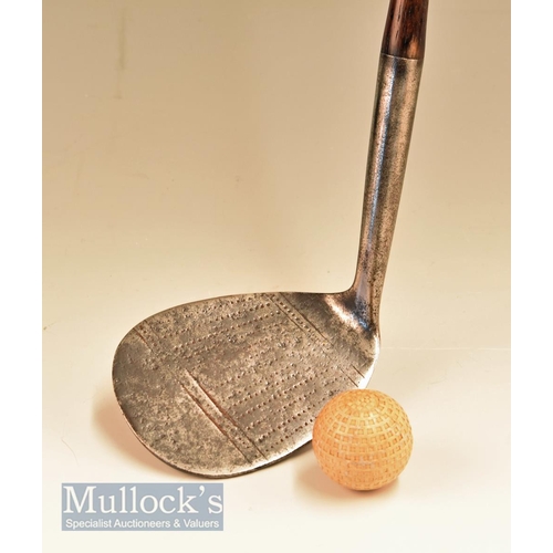 59a - Rare Jack White Sunningdale mammoth niblick stamped with makers Sun face cleek mark to the head  ma... 