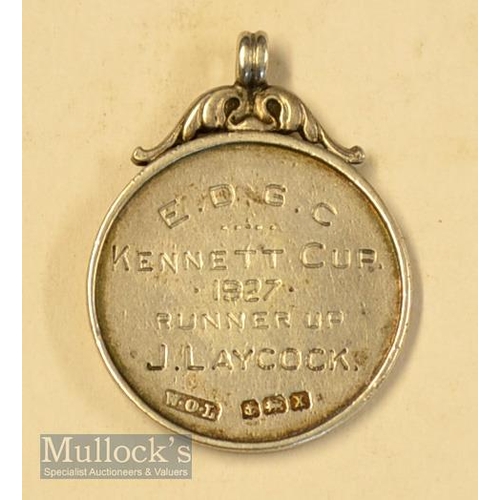 594 - 2x Devon Golf Club silver medals  1902 St Enodoc Golf Club (Est 1892) Monthly Medal Aug won by R W ... 