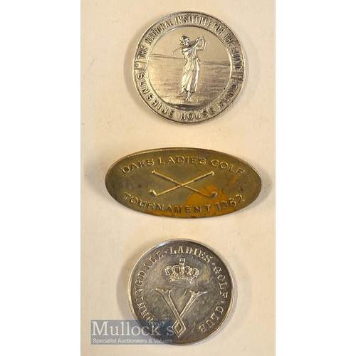 602 - Interesting collection of Ladies Golfing Medals from 1907 onwards (3)  1907 Sunningdale Ladies Golf... 