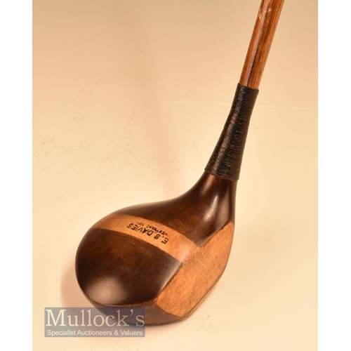 70 - E Davies Westward Ho modern reproduction hickory driver with full grip