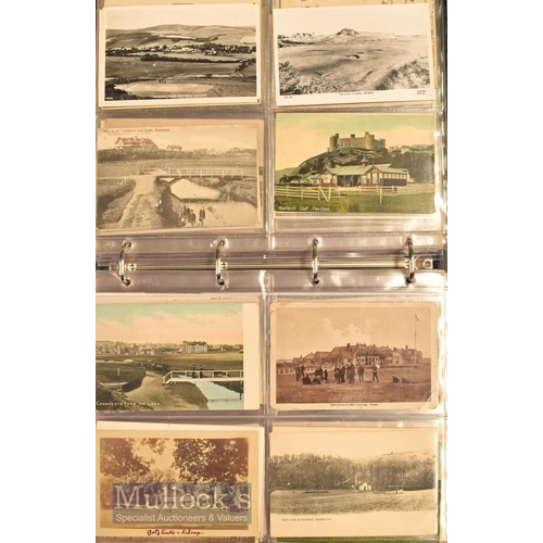 172 - Large quantity of early Golf Postcards including a wide variety of topographical postcards featuring... 