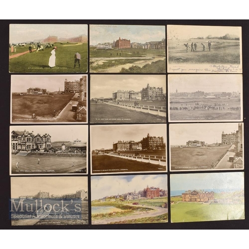 178 - Collection of St Andrews Golfing postcards covering the period from early 1900s to the late 20th c ... 