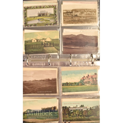 173 - Large quantity of early Golf Postcards including a wide variety of topographical postcards featuring... 