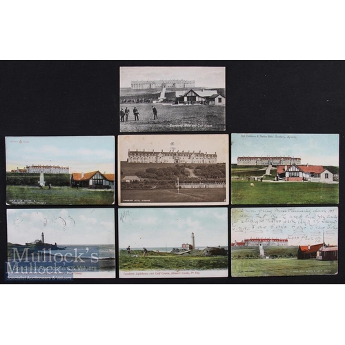 176 - Interesting collection  of early Turnberry golfing postcards from early 1900s to 1928  to incl earl... 