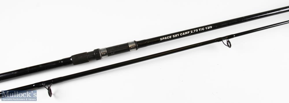 Space SX1 Carp 12ft heavy duty fishing rod 2pc 2.75 test curve