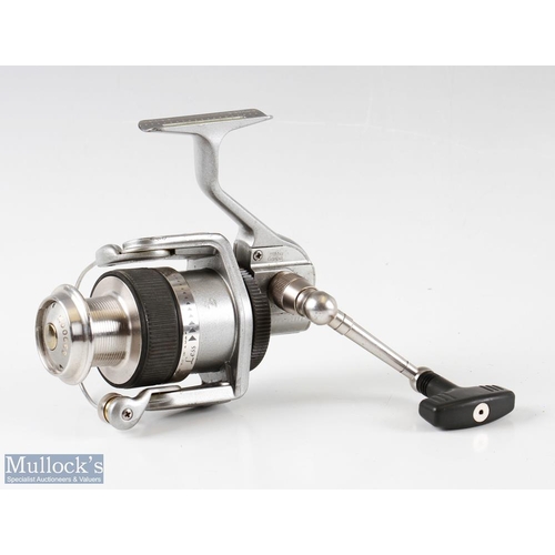ABU Garcia Suveran spinning reel in silver finish, full bail arm, maker's  plaque to back, appears to