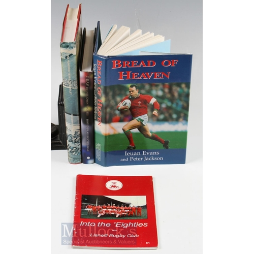 146 - Llanelli Interest Selection Rugby Books (4): Scarce & sought-after 100 Years of Scarlet, Gareth Hugh... 