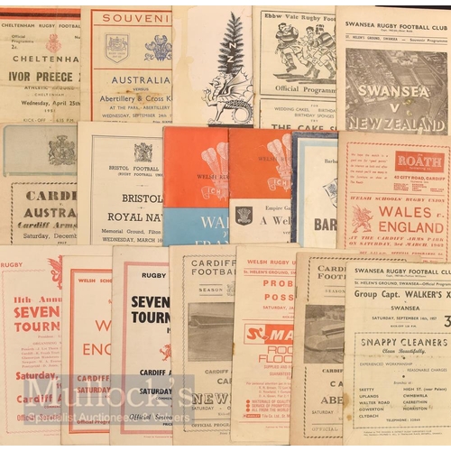 420 - Assorted Selection of Rugby League Programmes featuring 51 Cheltenham v Ivor Preece XV, 47 Australia... 