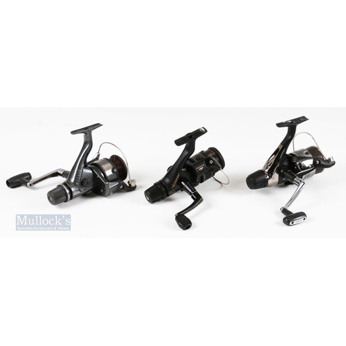 3x Shimano Spinning Reel - SX4000 reel with 2 spare spools with