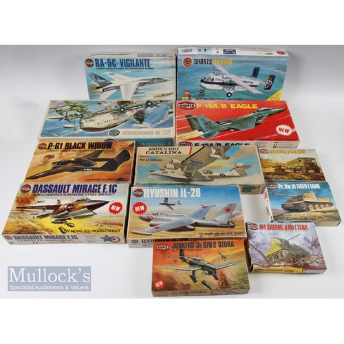 33 - 1960-70 Airfix Revell Matchbox Frog & KP Plastic Kits large collection all boxed unmade, appear comp... 