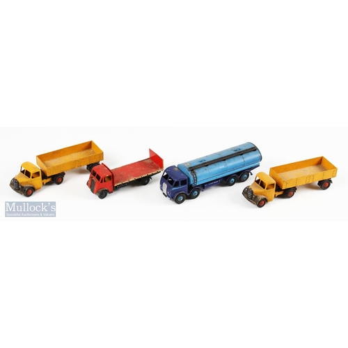 49 - Dinky Meccano Diecast Toys incl' Commercial Vehicles to include 521 Bedford articulated lorry yellow... 