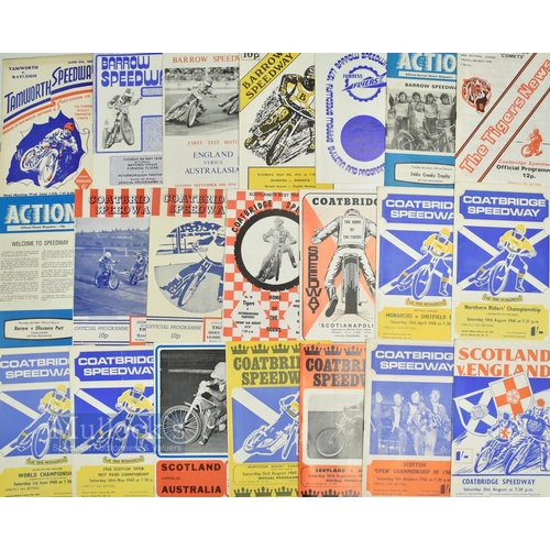 1010 - 1949- 1977 Speedway Programmes mixed lot to include June 15th 1949 Tamworth v Rayleigh, a selection ... 