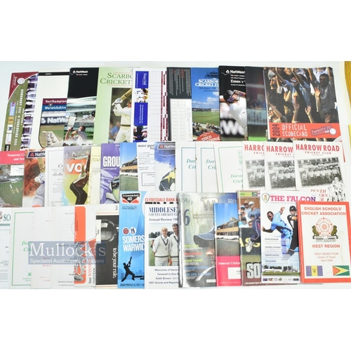 1024 - 1988-2016 County Cricket programmes, scorecards and other cricket related ephemera - Teams noted of ... 