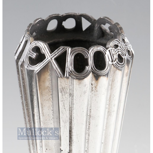 1102 - 1968 Mexico Olympic Games bearer's torch, of the type used for the relay within Mexico as distinct f... 