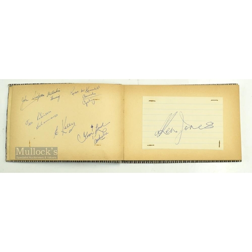 1106 - 1958 July 22nd Cardiff Empire Games Athletics official programme and signed autograph book (50), to ... 