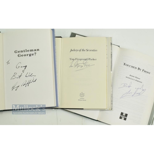 1124 - Horse Racing Hardback Books signed and unsigned 1st editions, to include Jockeys of the Seventies si... 