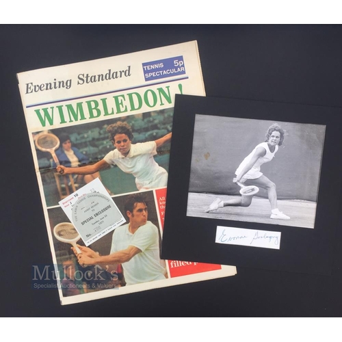 1181 - Evonny Goolagong Cawley AC MBE Signed Album Page signed by the former Australian world No.1 Tennis p... 