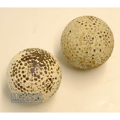 139 - 2x Bramble Pattern Rubber Core Golf Balls - Golf Balls Ltd 