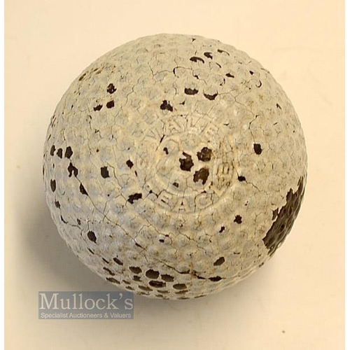 144 - Springvale The Eagle Large Bramble Pattern Golf Ball - with good pole marks and retaining much of th... 