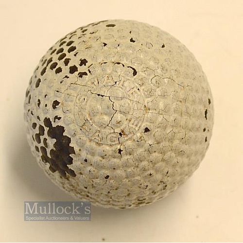 144 - Springvale The Eagle Large Bramble Pattern Golf Ball - with good pole marks and retaining much of th... 