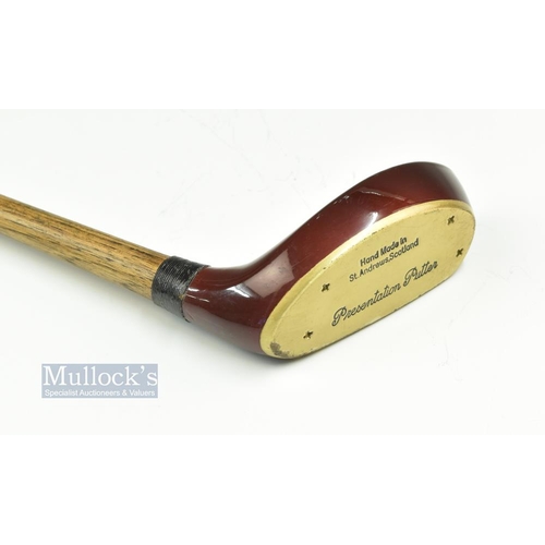 160 - St Andrews Made in Scotland replica longnose putter a Presentation Putter in good condition, complet... 