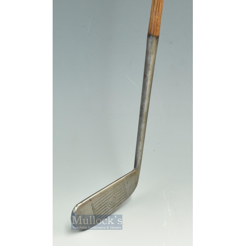 167 - Most unusual Thos Wilson & Co Gene Sarazen 'Aim Rite' straight blade putter with 7.5