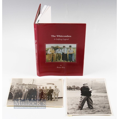 205a - R A Whitcombe - 2x press golfing photographs and Golf Book (3) to incl 1935 British Ryder Cup Team P... 