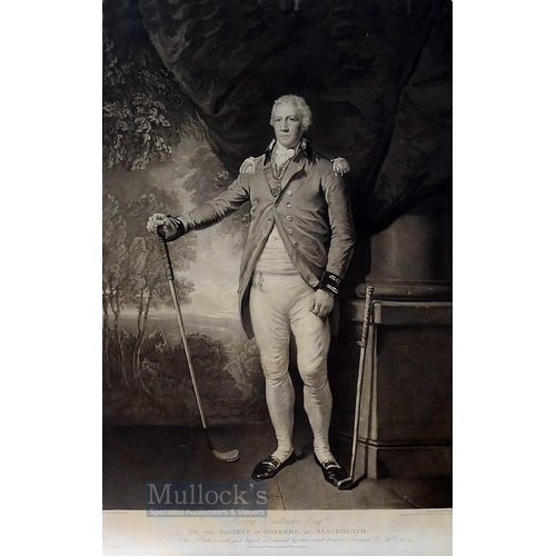 276 - Abbott, Lemuel Francis (1760-1803) After - early and original Proof monotone engraving c1812 titled ... 