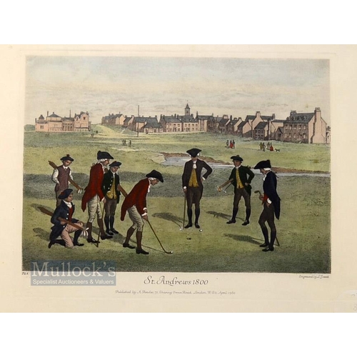 282 - Josset, Lawrence (1910-1995) after - coloured golf print titled 