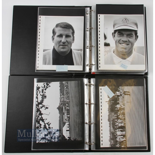 297 - Collection of 1960s Dunlop Masters  Golf Tournament Album of Press Photographs (120) -  to incl Arno... 