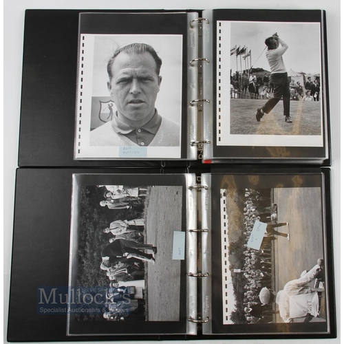 297 - Collection of 1960s Dunlop Masters  Golf Tournament Album of Press Photographs (120) -  to incl Arno... 