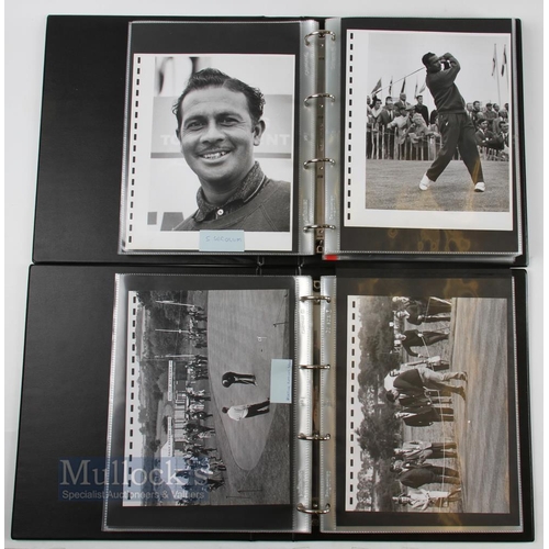 297 - Collection of 1960s Dunlop Masters  Golf Tournament Album of Press Photographs (120) -  to incl Arno... 